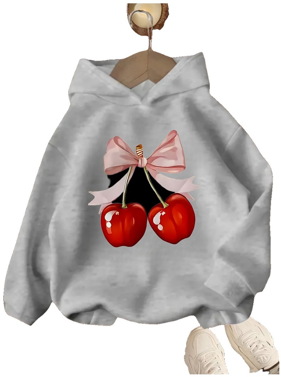 Currero Hoodie Meisjes Warme Hoodie Met Capuchon Comfortabele Sweater Meisje Casual Trui Pullover Meisjestrui 13-14 Jaar Grijs