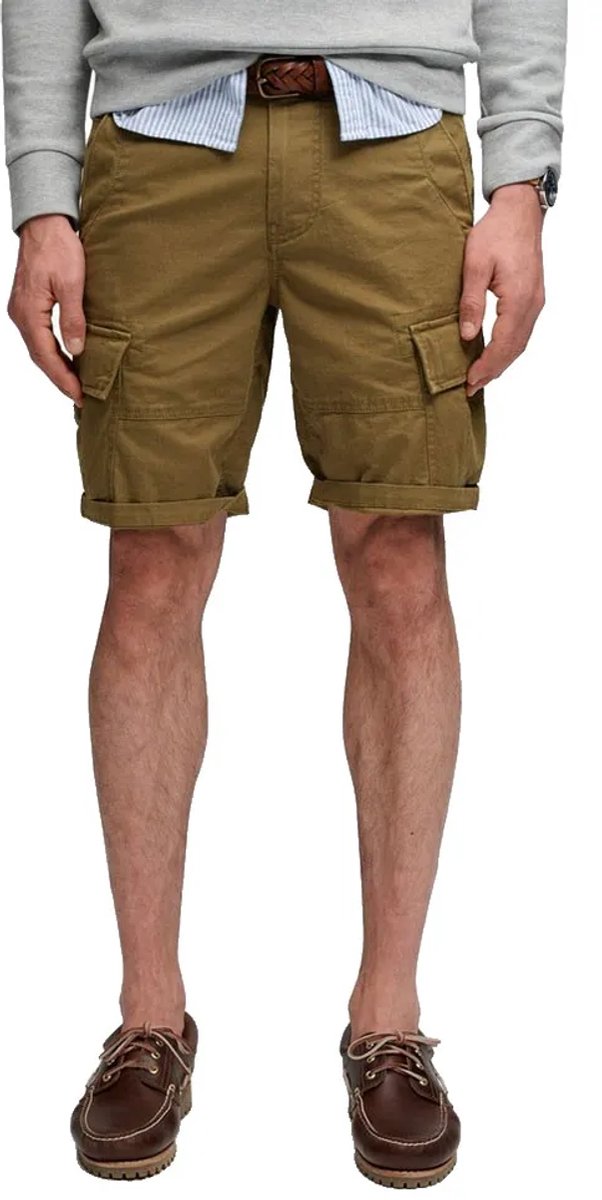 Superdry Vintage Core Cargo Shorts relaxed pasvorm Heren Korte broeken Khaki
