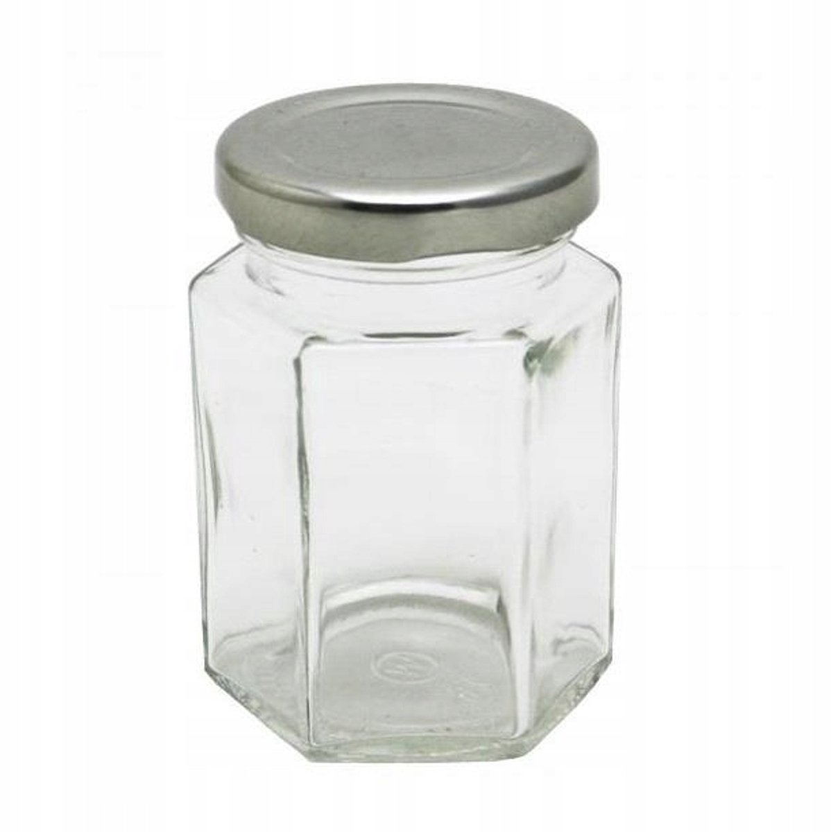 Glazen Zeskant Potjes Chomik 110 ml - Ideaal voor Kruiden & Conserveren