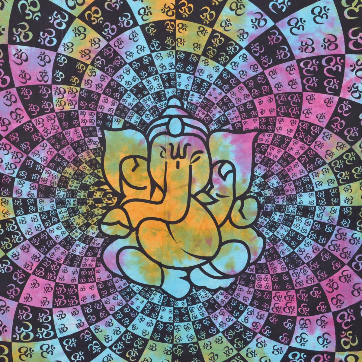XXL Indiase Batik Sprei met Ganesha - 100% Katoen
