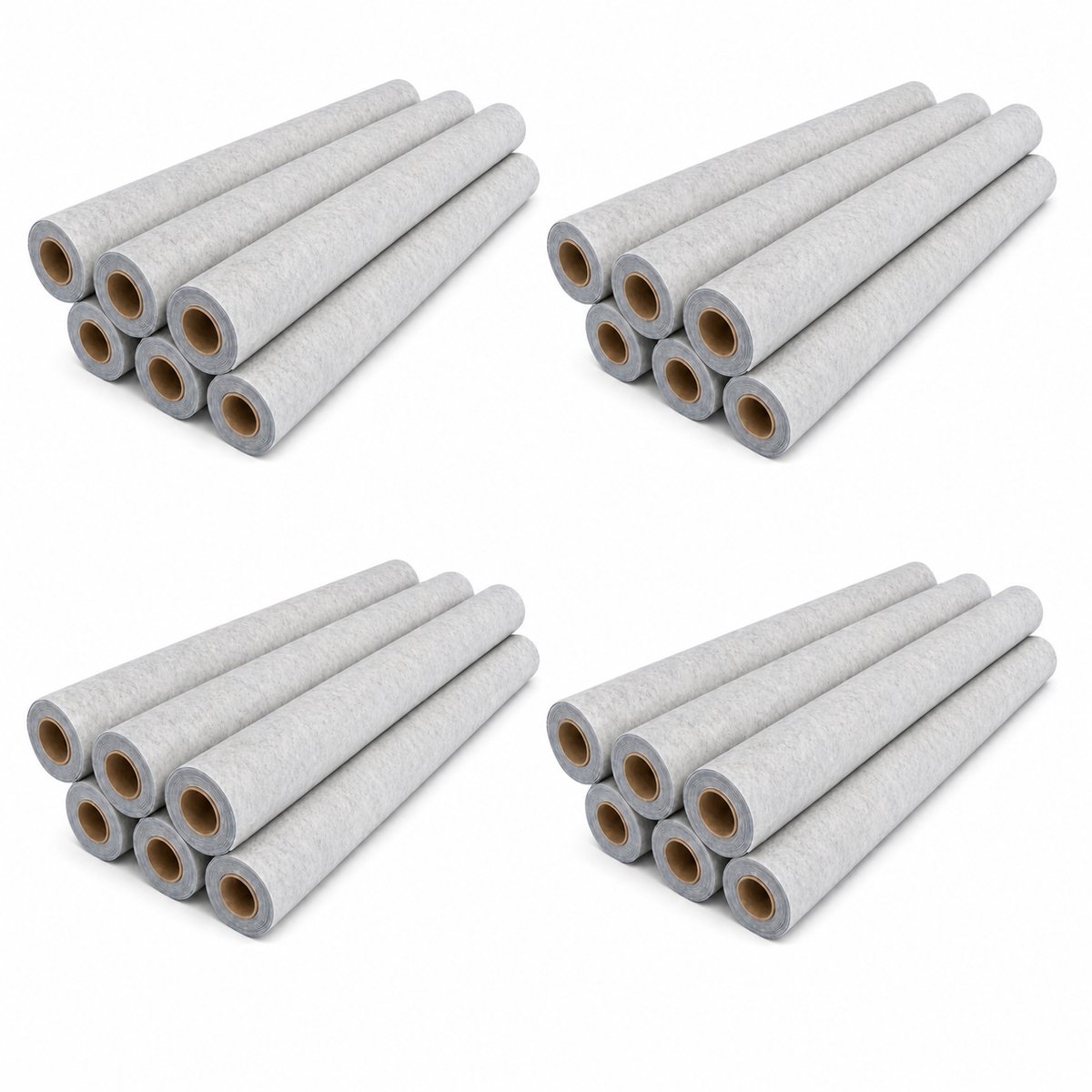 SilentCore Zelfklevende Ondervloer geschikt voor Dryback Plak PVC - 24 Rollen / 156 m2