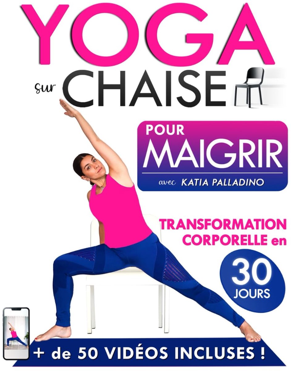 Yoga op Stoel voor Afvallen - Eenvoudige Postures - 30 Dagen Methode - Verlies Snel Gewicht - ShopVlot