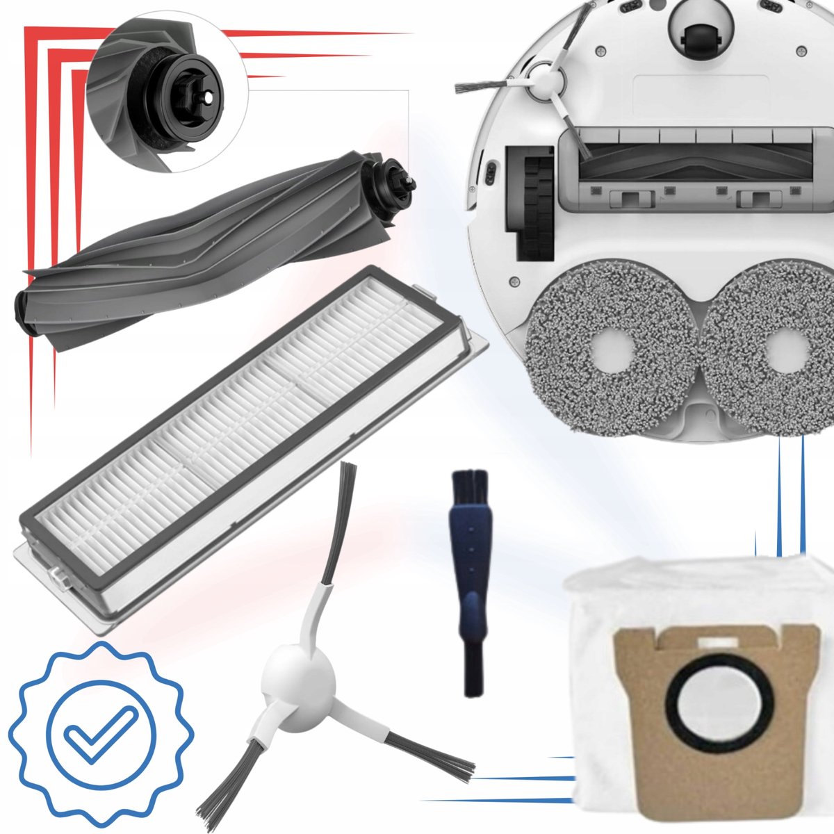 AreoSe - Accessoireset voor Dreame L10 S Ultra / Xiaomi S10 PRO X10