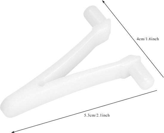 6 STKS Zwembad Supply V Klem/Houder voor Pool Spa Borstel, Blad Rake, Leaf Skimmer, Vacuüm Hoofd — afbeelding 2