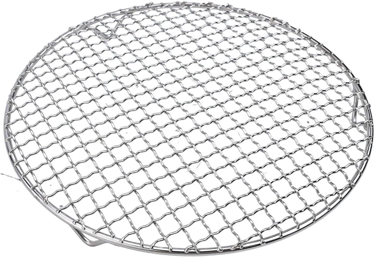 13-35CM Ronde Koelrek, 201 Roestvrij Bakrooster Draad Ovenrek voor Bakken, Koken, Stomen, Ronde Kooklade BBQ Grillrek Air Fryer Accessoires (13cm)