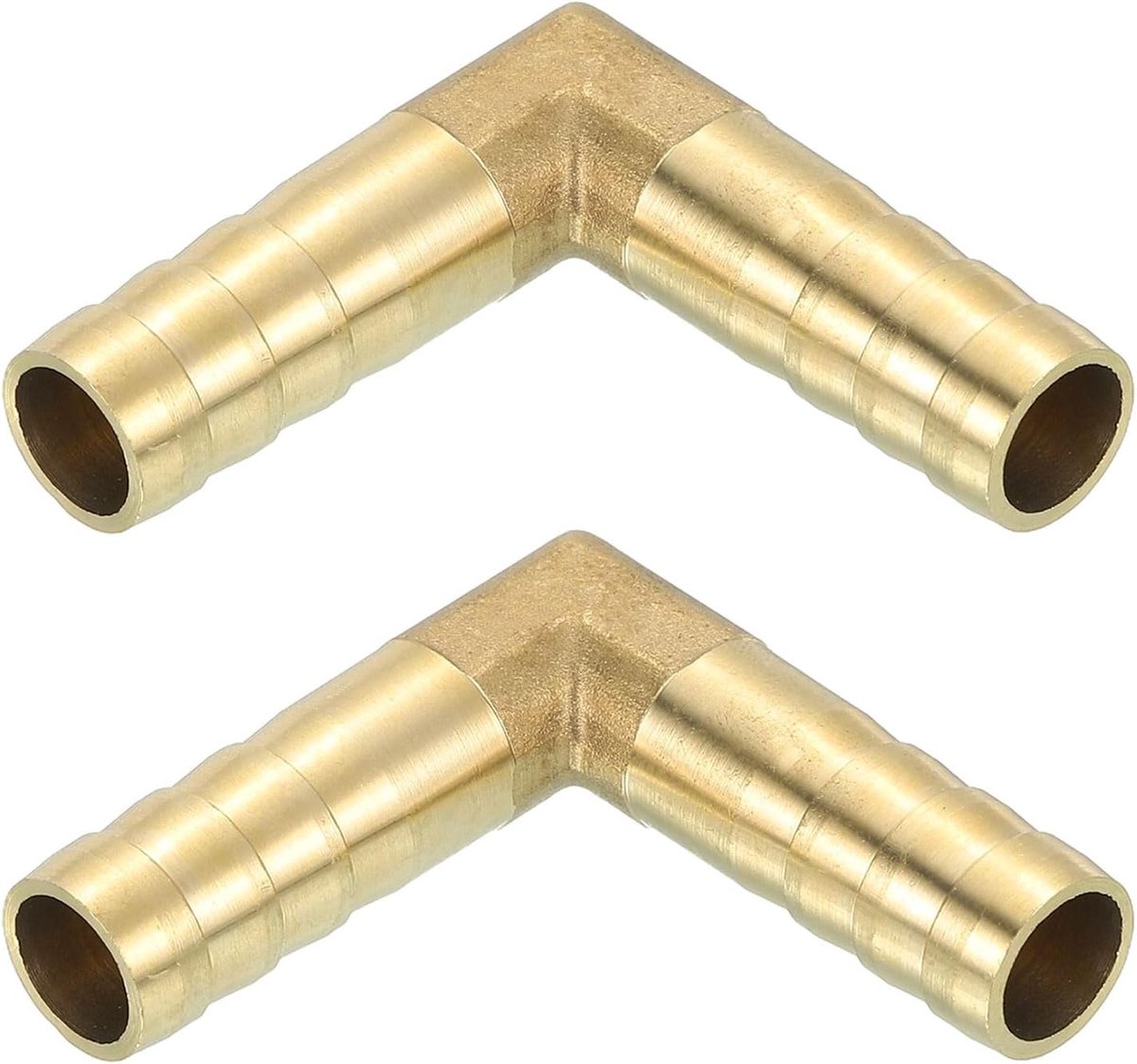 10 mm slangverbinder, messing dubbele nippelkoppeling, 2 stuks slangverbinders, benzineslang, slangkoppelingen, tuinslang voor het verbinden van brandstofslangen