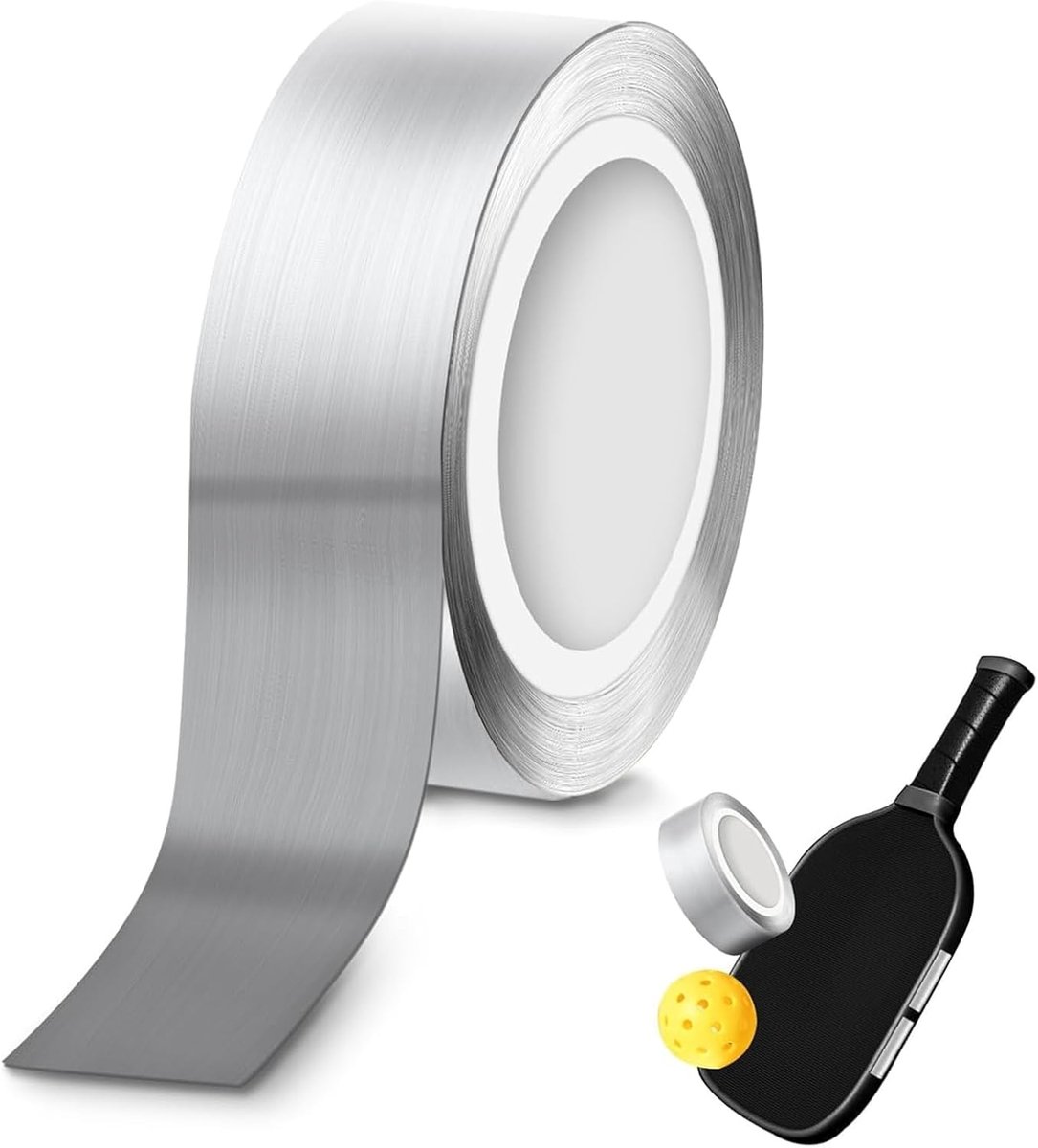 30 gram golfband, loodband voor het toevoegen van vlieggewicht, vrij op maat te snijden, zelfklevend, loodband voor golfclubs, tennisrackets, vissen (10,7 x 1,2 cm)
