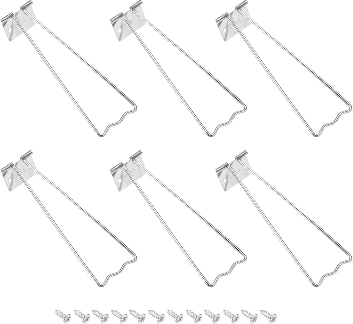 15,1 cm Ezel Achterkant, 6 Sets Metalen Fotolijst Achterstand Fotolijst Ezel Achterondersteuning met Schroeven voor Ambachten Kunstlijsten Benodigdheden Schilderijen Weergave, Zilverkleur