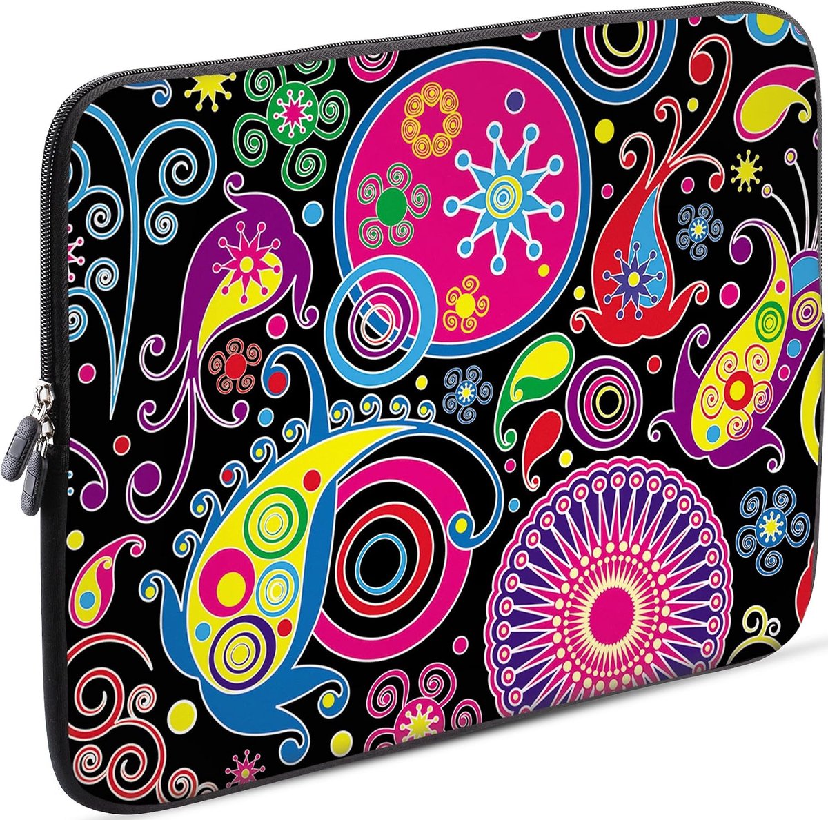 11-11.6 Inch laptophoes - Neopreen Laptoptas Compatibel voor MacBook/Chromebook, 42 designs om uit te kiezen, veelkleurig
