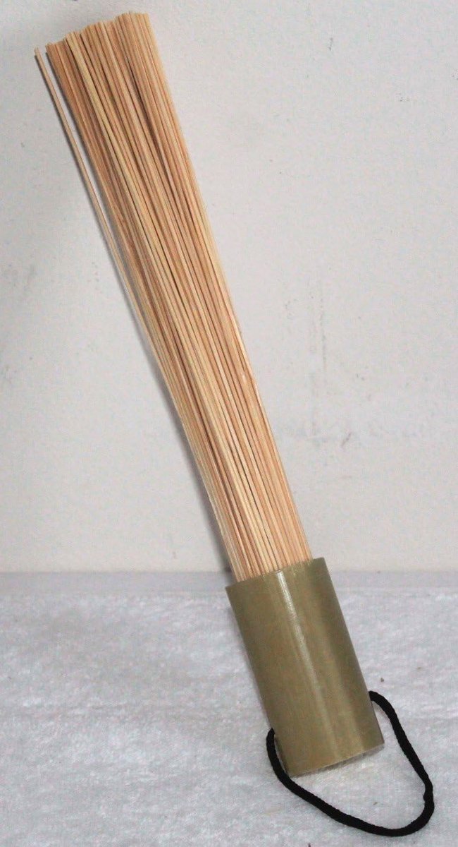 borstel van bamboe ca. 25 cm / wok bezem / wokborstel / wokborstel