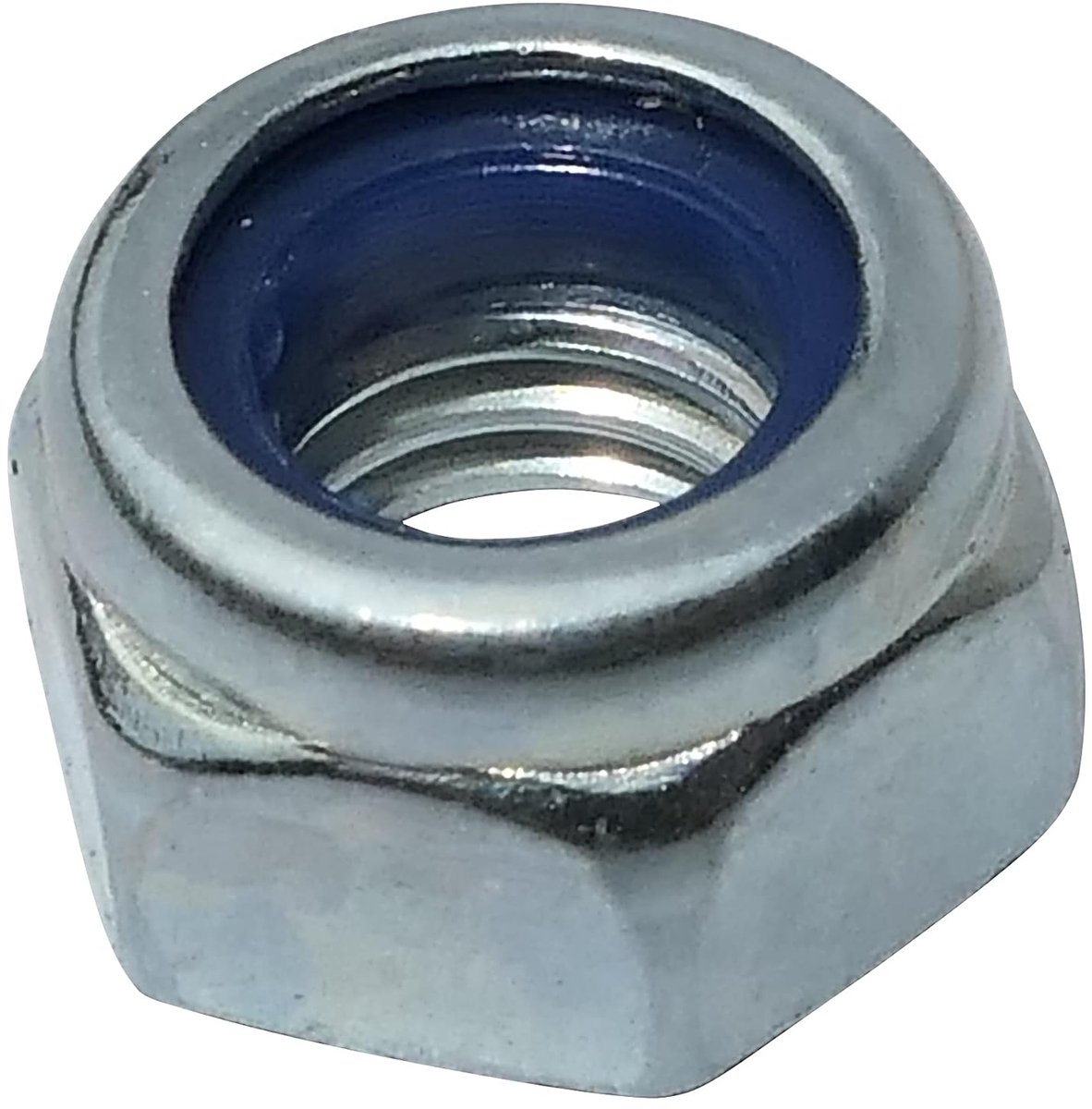 - C19165-100 x borgmoeren - zelfborgende moer - zeskantmoeren - M5 8 mm H5 mm - DIN985 - verzinkt staal