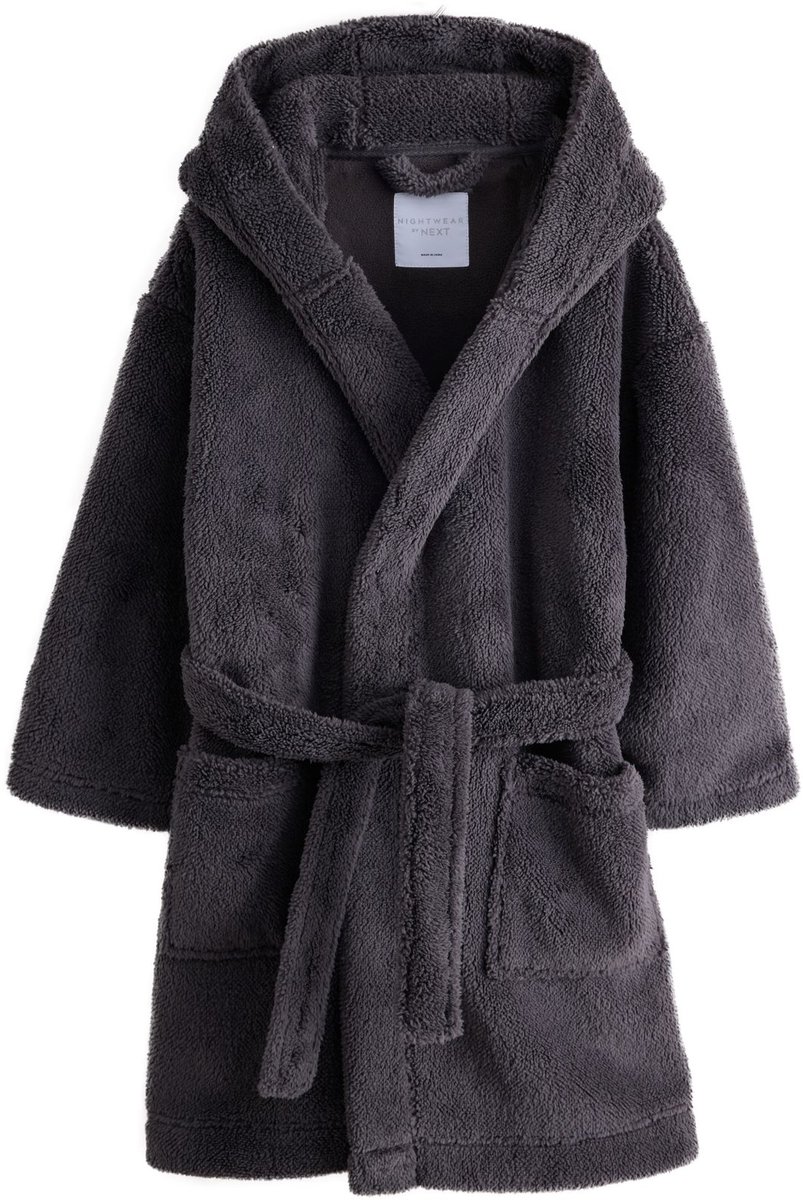 Next - Jongens - Fleece kamerjas - Grijs
