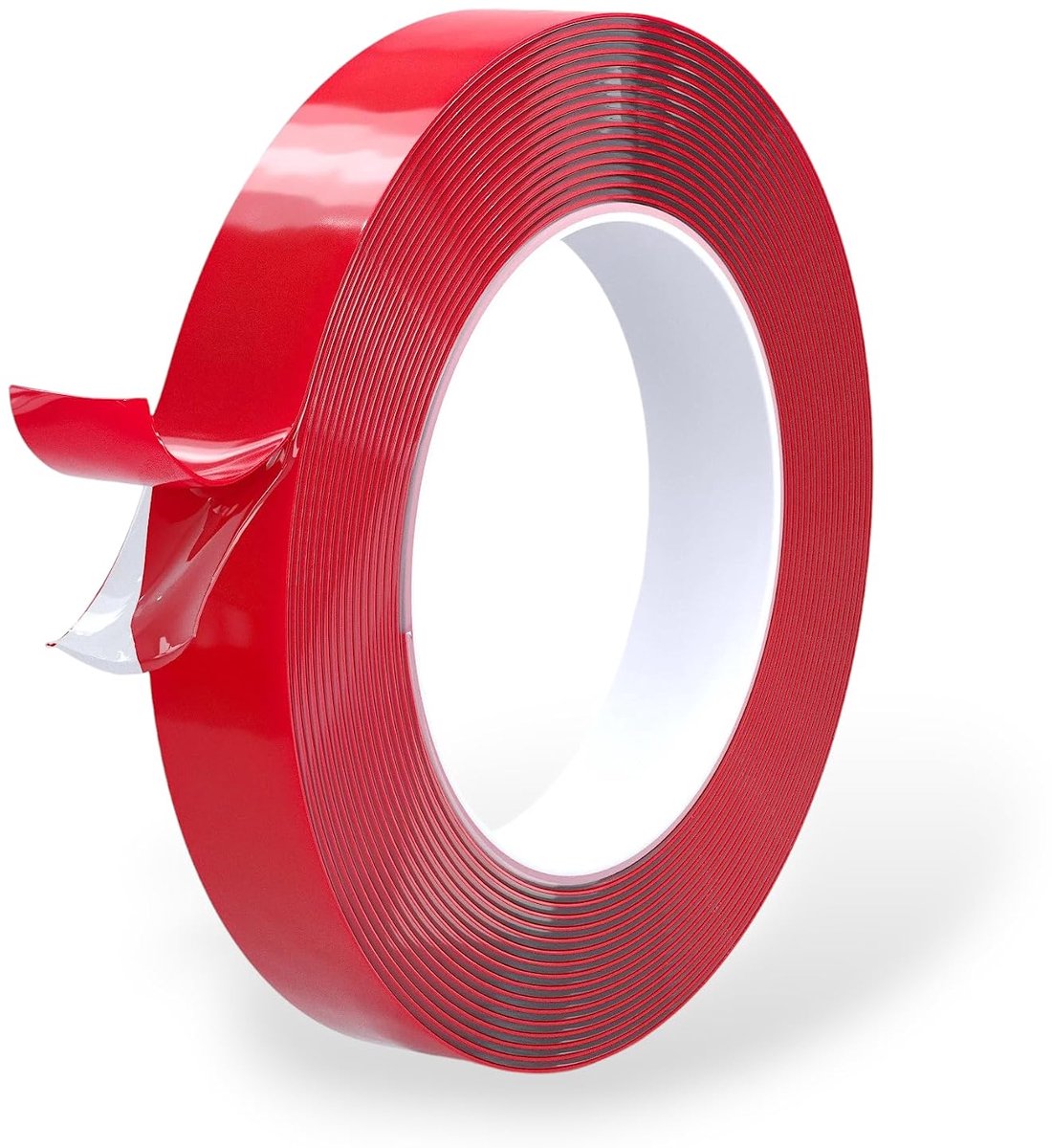 SnelShoppen - Dubbelzijdige Transparante Acryl Tape voor Onzichtbare Bevestiging LED Strips, Posters, Foto's, Auto Accessoires, DIY, 12 mm x 3 m