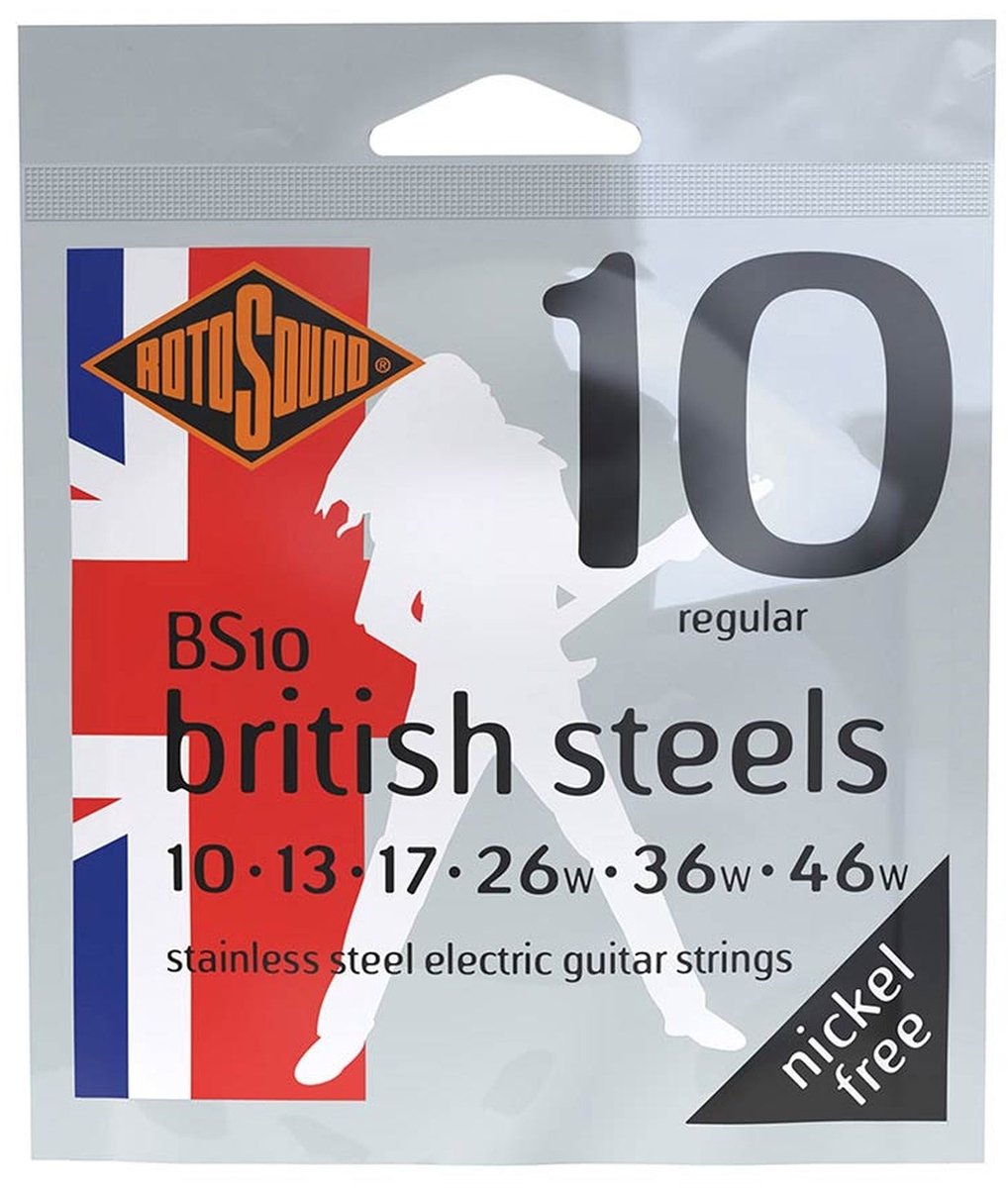 Rotosound BS10 British Steels Snarenset Elektrische Gitaar 10-46
