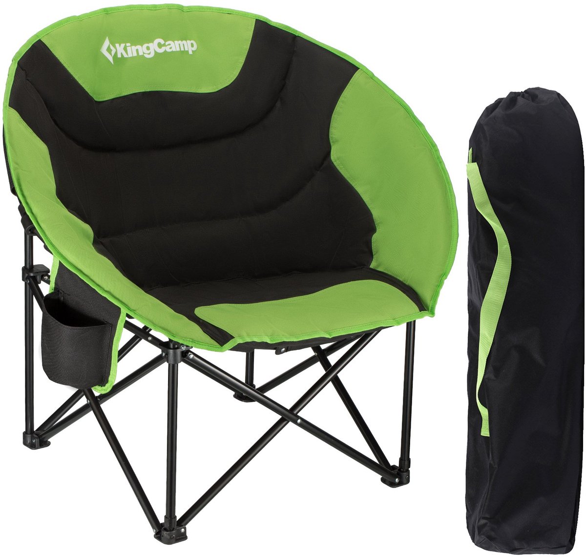 MoonChair L campingklapstoel - Opvouwbare stoel voor tuin, vissen en outdoor, 120 kg