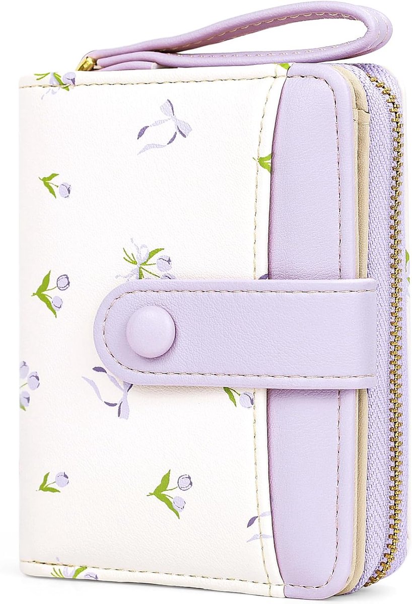 Portemonnee kleine tas - PU leer - bloemen ontwerp - ideaal voor onderweg - SnelShoppen