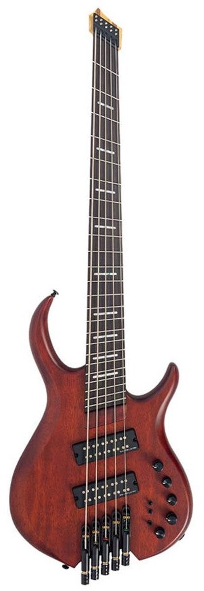 Sire M6H 5/MAS Marcus Miller M6 Series headless 5-snarige actieve basgitaar mahogany satin