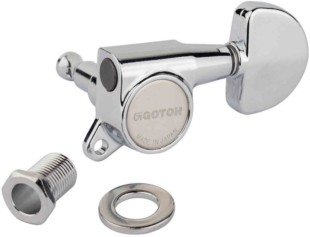 Gotoh GTH14006 SG381 stemmechanieken met Magnum Lock and 20 knoppen, 3L3R, chroom