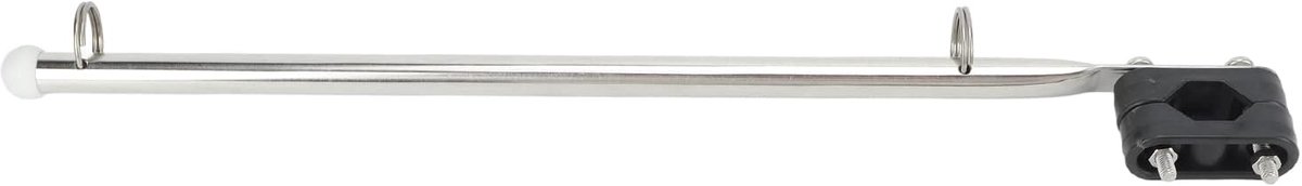 Vlaggenmast, Vlaggenmast van Het Type 390 Mm / 15,35 Inch Verstelbare Roestvrijstalen Vlaggenmaststandaard Voor Boten Jachten Zeilboten Speedboten
