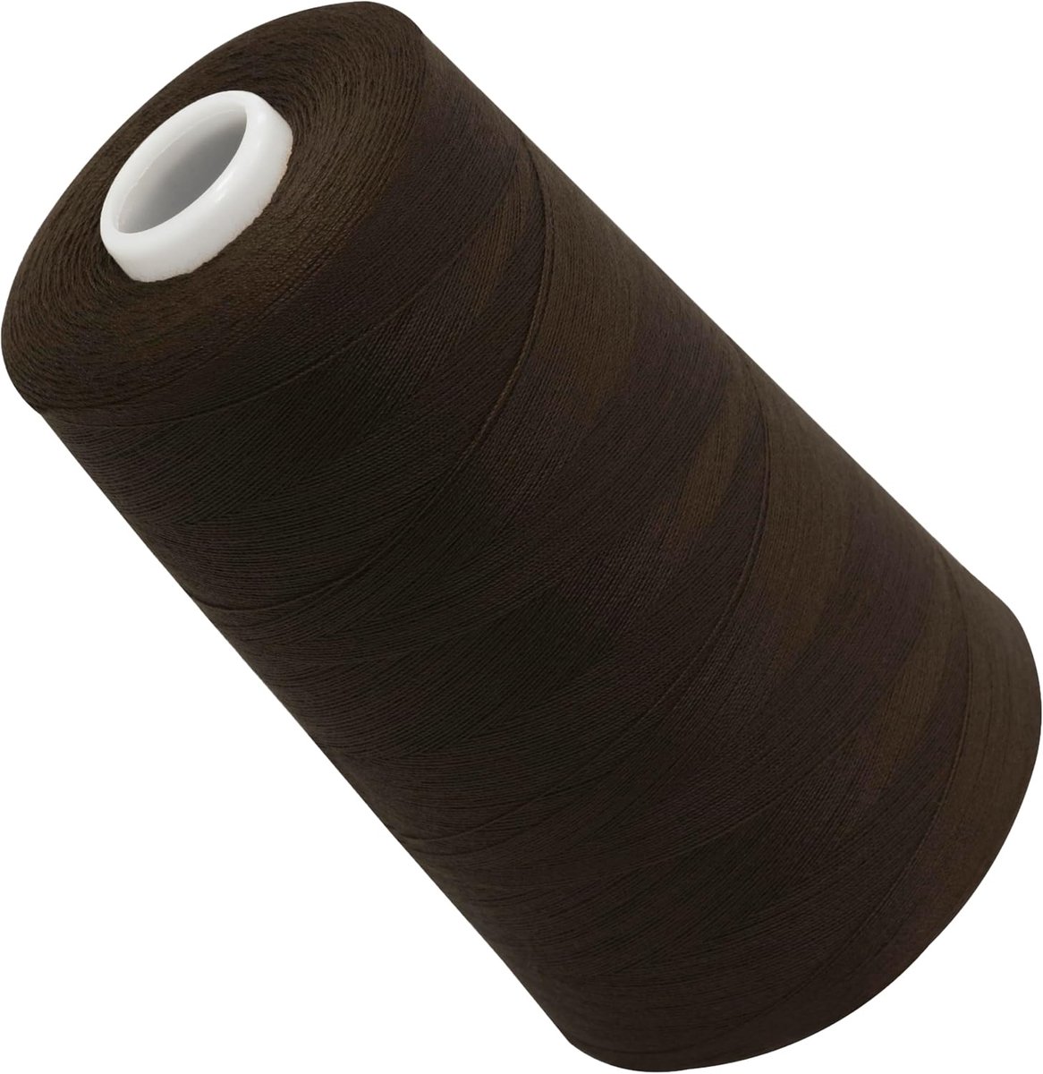 - C72851 - Naaigarenhaspel 120 (40/2) 4000 m - van polyester - confectie, kleinwaren, garen, koord, touw, naaien, kleding, draad - kleur bruin - noot - donker
