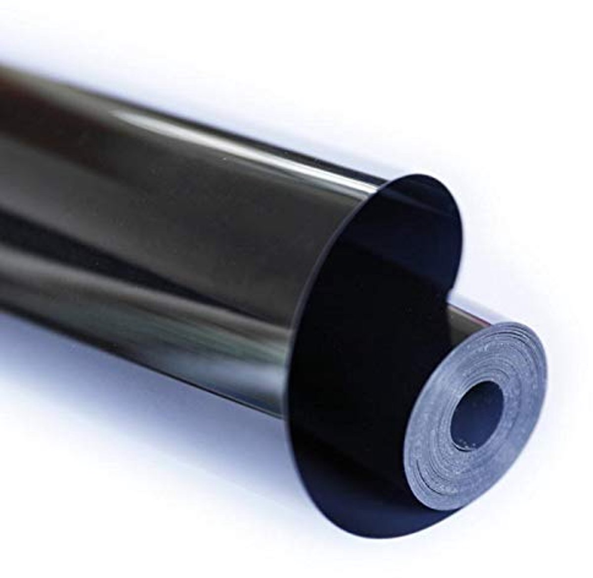 Ijzer op Vinyl 12 "x10 Voeten Roll voor Silhouet en Cricut Gemakkelijk te Snijden & Onkruid Ijzer op Warmteoverdracht Vinyl DIY Warmtepers Ontwerp voor T-Shirts Zwart