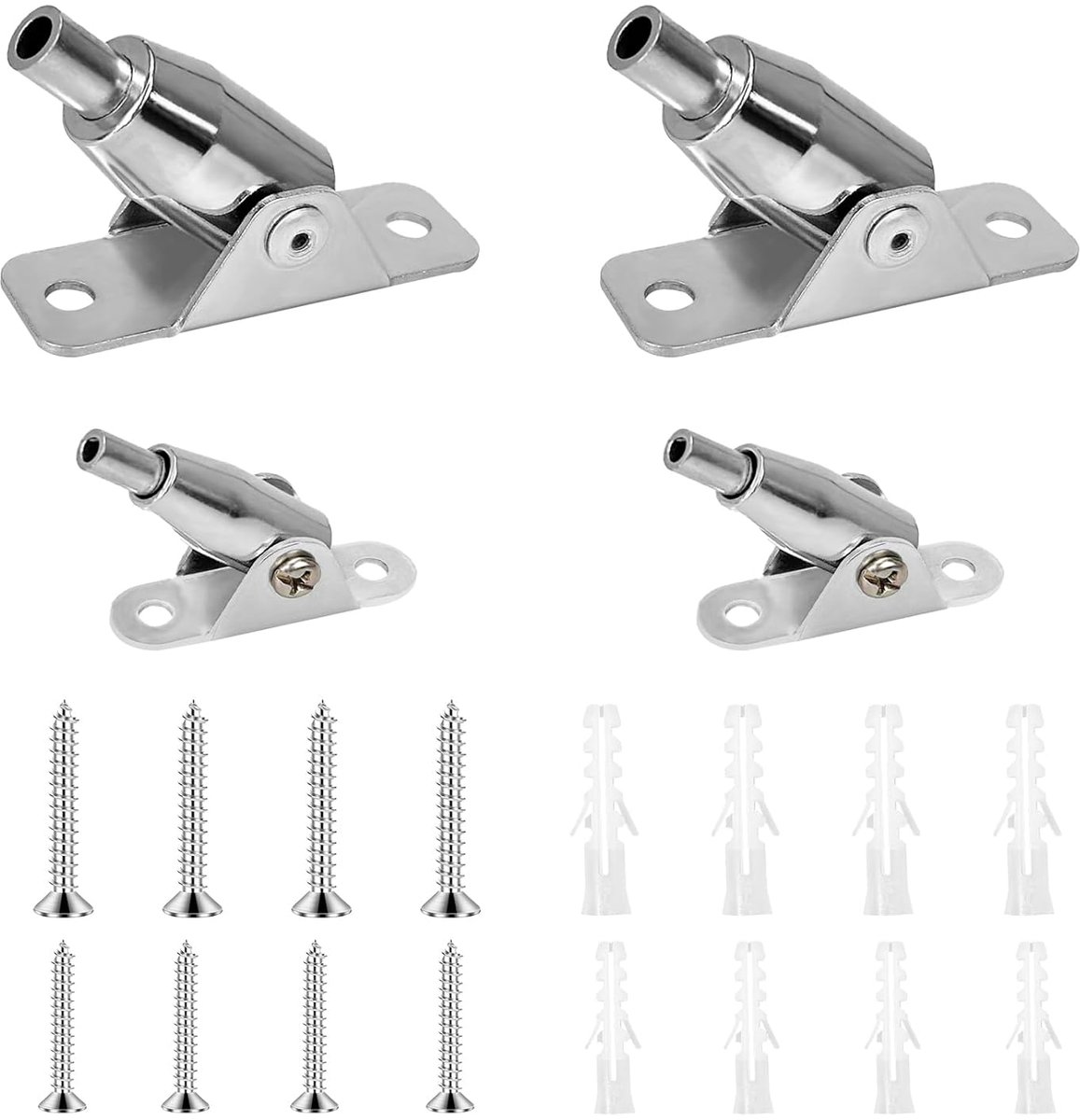 Touwspanset, montageklem met schroeven, pluggen, race touwspanset, roestvrij stalen gordijnkabel, kabelspanset, draadkabel, roestvrij staal, accessoires voor decoraties, hangende douchegordijnen,