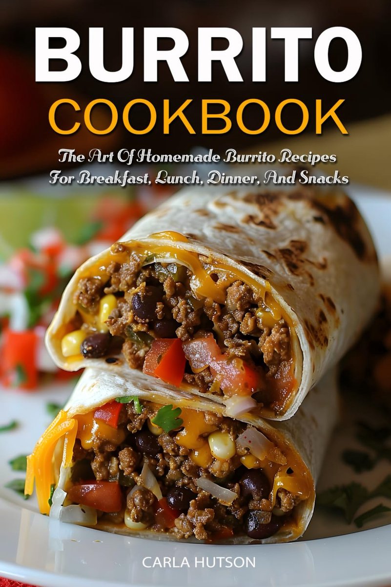 Cookbook: The Art Of Homemade Burrito Recipes For Breakfast, Lunch, Dinner, And Snacks
