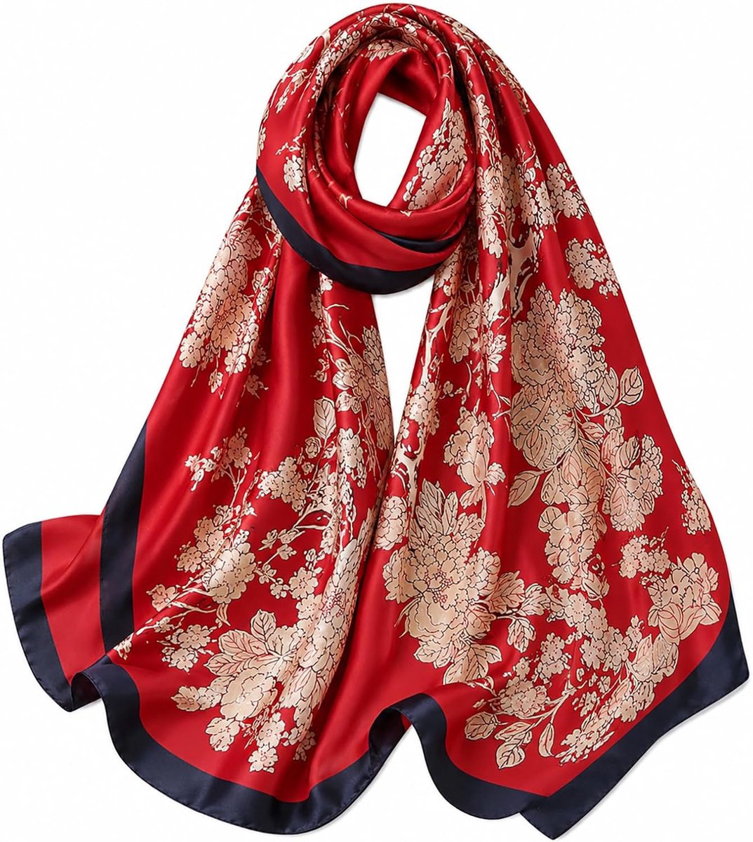 Satijnen sjaal vrouwen elegante zachte wraps sjaals voor vrouwen meisjes dames geschenken