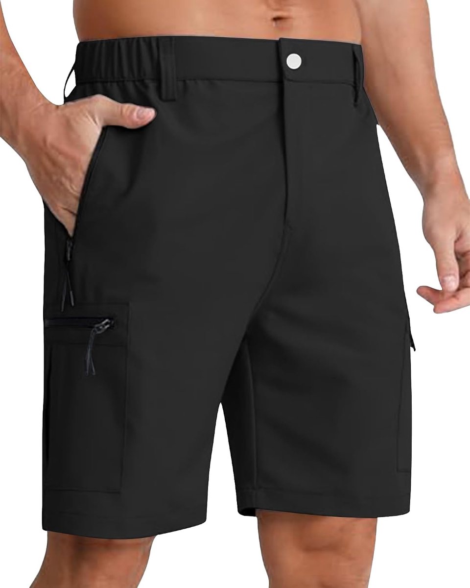Shorts, wandelbroek, korte broek, lichte sneldrogende cargobroek