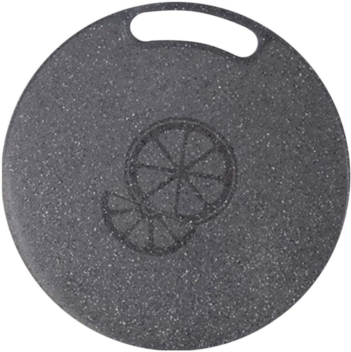 Ronde snijplank imitatie marmer kunststof hakblok hangen groente fruit snijmat voor thuis keuken 31X0. 5cm