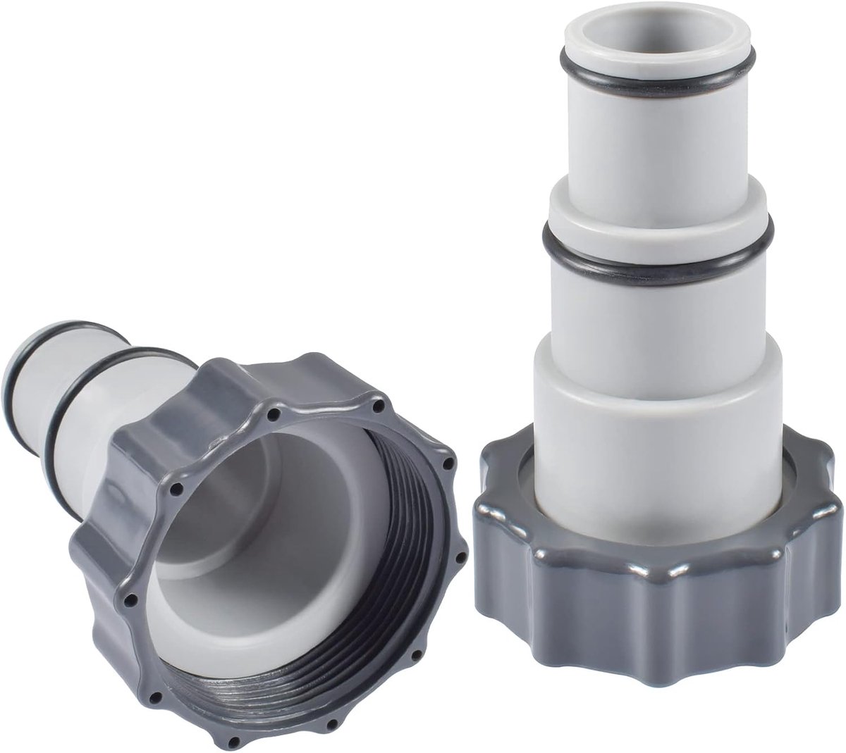 Tuyau de Piscine A,2 Pièces in-tex Piscine Adaptateur A, Tuyau de Rechange Avec Filetage Intérieur- 32/38 mm