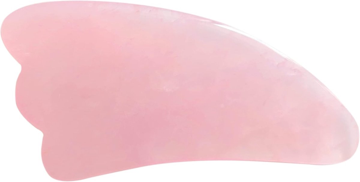 Heal Rozenkwarts Gua Sha gezichtsmassageapparaten voor facelifting schrapen anti-rimpels anti-veroudering huidontgifting en verjonging (3-punts Gua Sha-ontwerp)