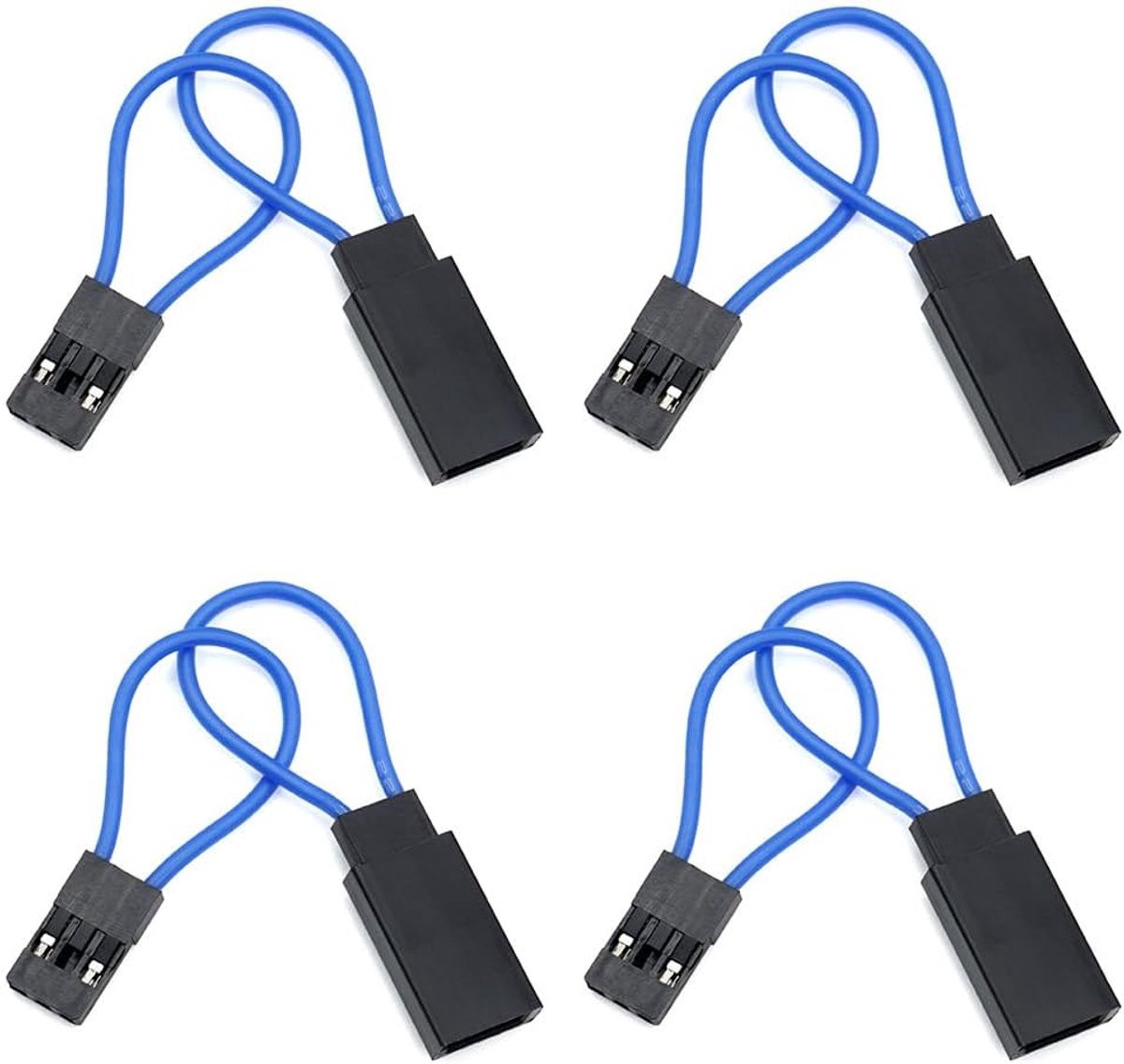 4 stuks RC ontvanger universele bind plug kabel voor Flysky FS-GR3E FS-IA6B Spektrum AR630 AR8020T AR8360T ontvangers
