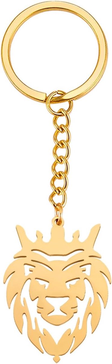 Leeuw Sleutelhanger Klassieke Beest Koning Sieraden Leeuw Koning Hanger Leeuw Hoofd Sleutelhanger Dier Elementen Leuke Leeuw Gift Leeuw Decoratie Mannen Vrouwen