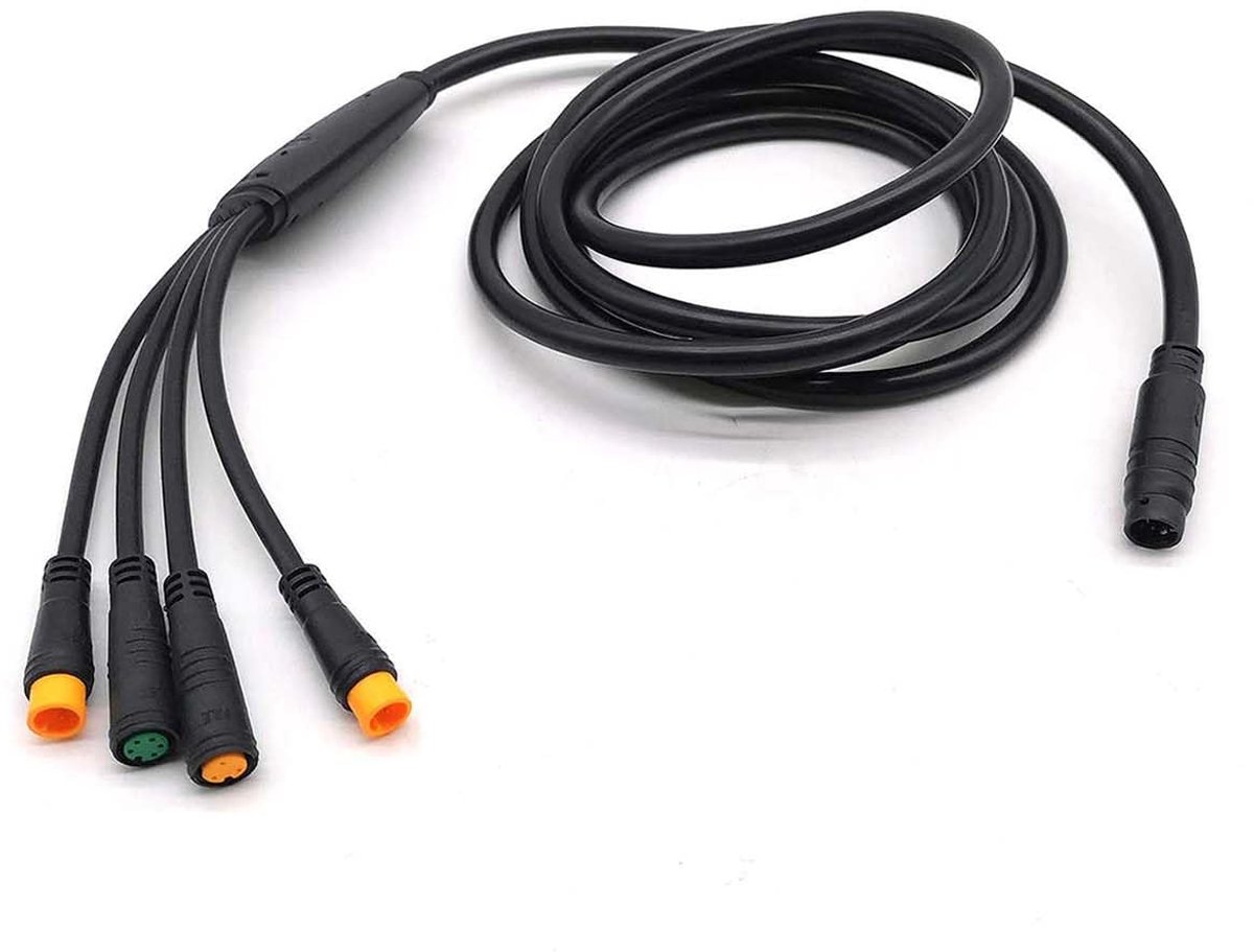 1T4, waterdicht, kabelverdeler, 60 cm, draadharnas, e-bike, pedelec