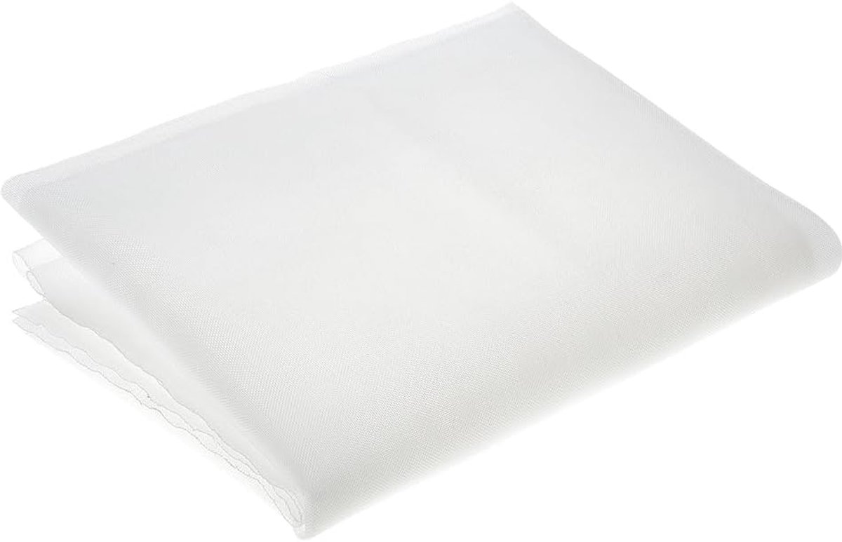 2 x 1 m fijn nylon filternet, wit mesh-filter, geweven net, kleur nylon filterweefsel, filterdoek voor thuisbrouwen (30 net)