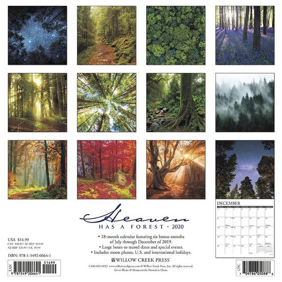 Heaven Has a Forest Kalender 2020