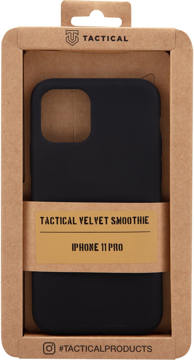 Tactical Smoothie hoesje - Geschikt voor iPhone 11 Pro - Asphalt
