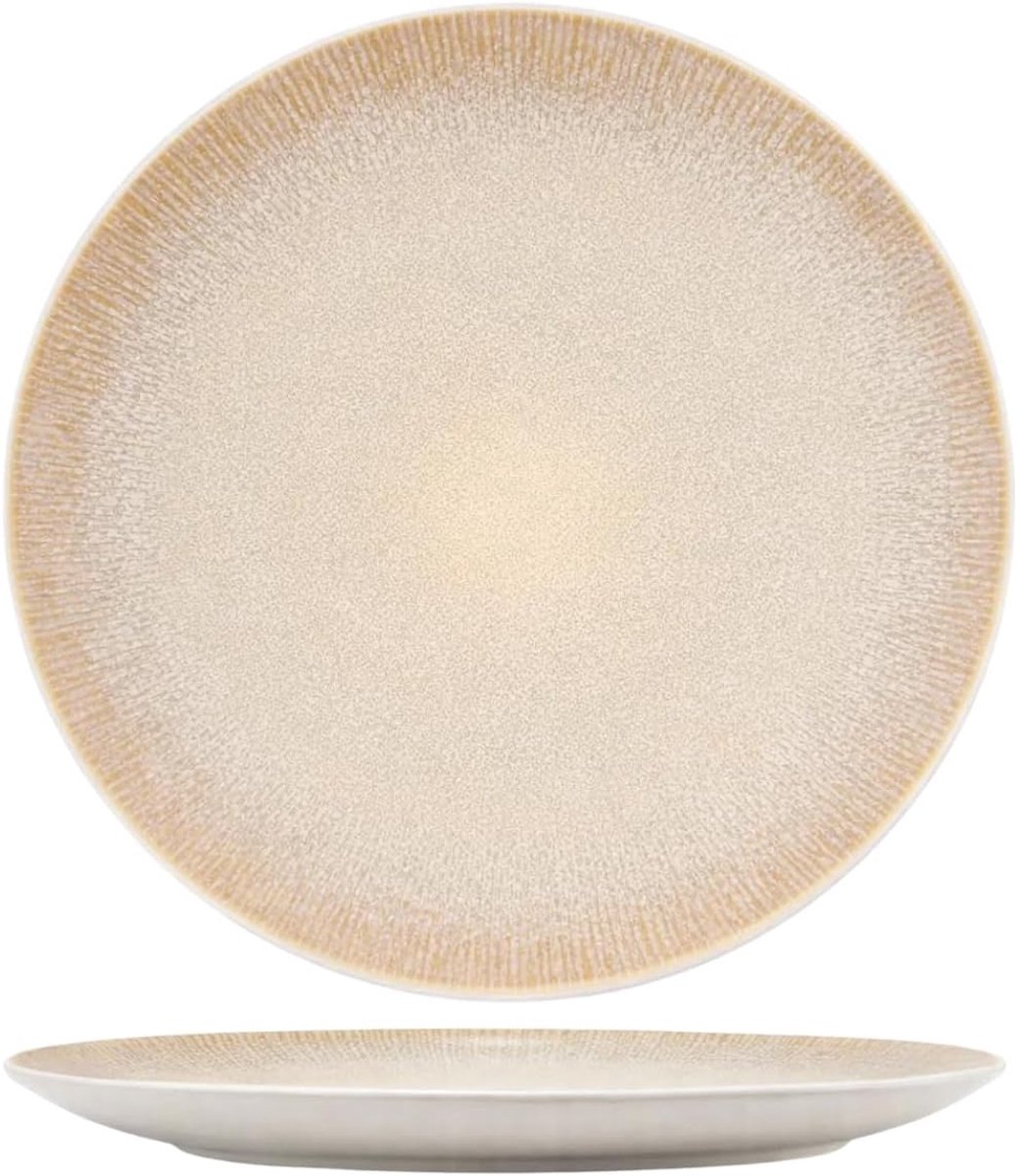Dinerborden Nola Sand ø 27 cm - 6 Stuks
