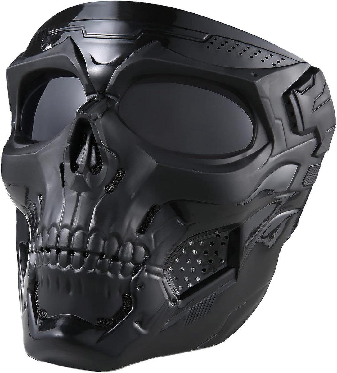 Skelet Schedelmasker. Airsoftmasker | Spookmasker | Motormasker | Tactische Airsoftuitrusting | Voor Paintballspellen, Feesten En Andere Activiteiten.