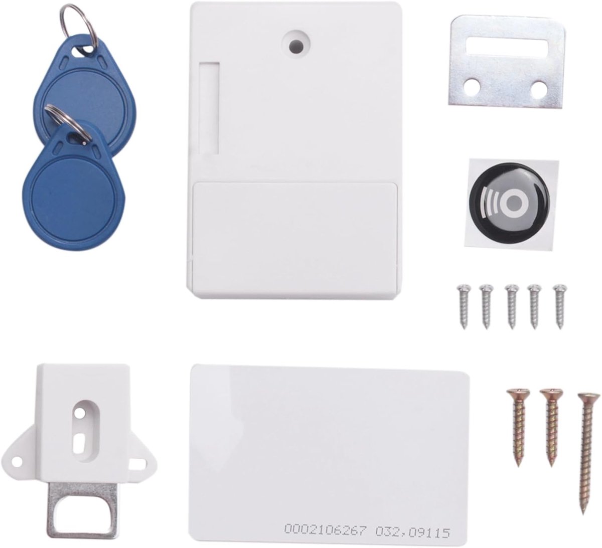 RFID elektronisch kastslot DIY voor laden kast, gebruiksklaar en programmeerbaar ()