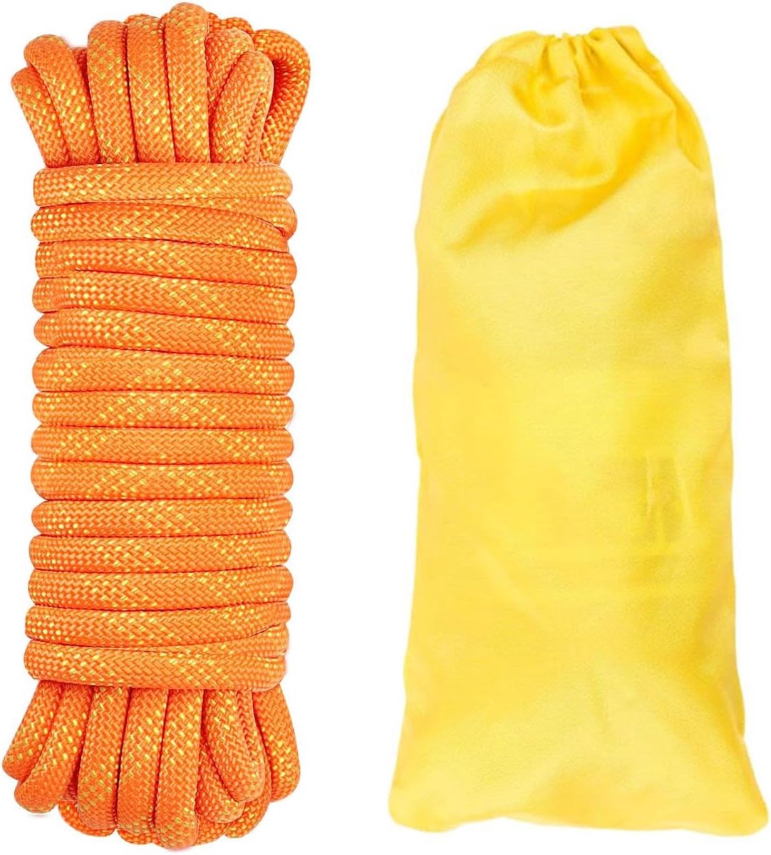8mm Outdoor Touw Statisch Klimtouw 50m Brandredding Parachutetouw Wandelen Buiten klimmen Sport Kamperen Heeft Een Hoge Draagkracht en Slijtvastheid