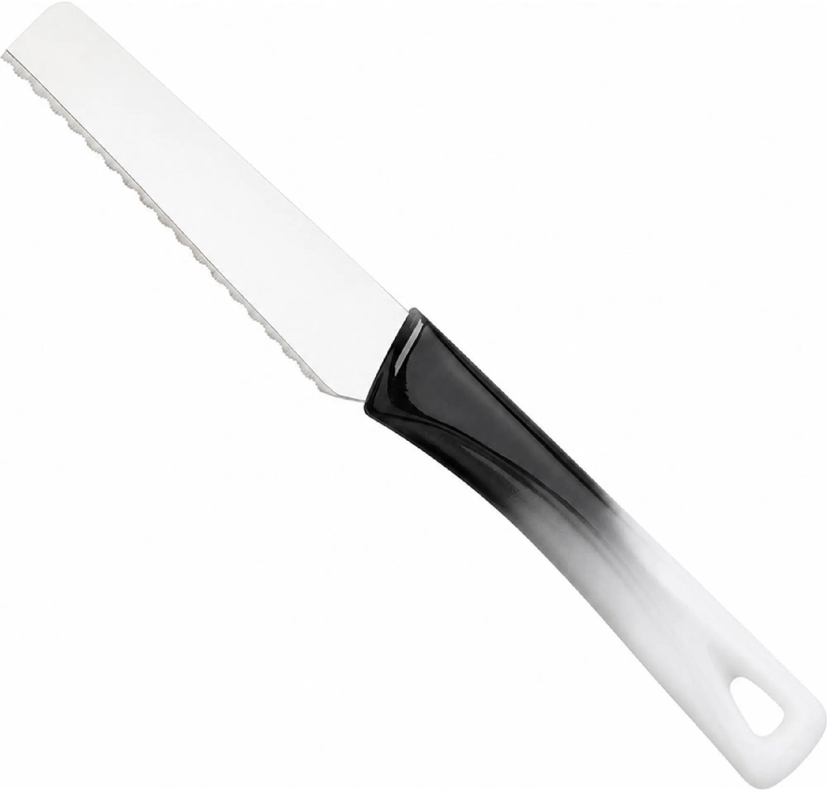 RÖR Solingen Broodmes 10 cm met Bi-Color wit/zwarte handgreep