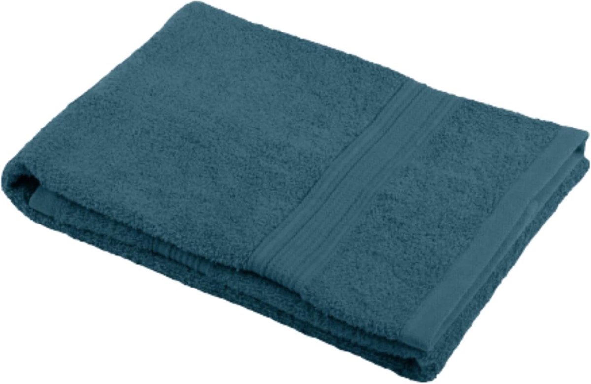 Handdoek Petrole 30 x 50 cm - 100% Katoen - Zacht en Sneldrogend