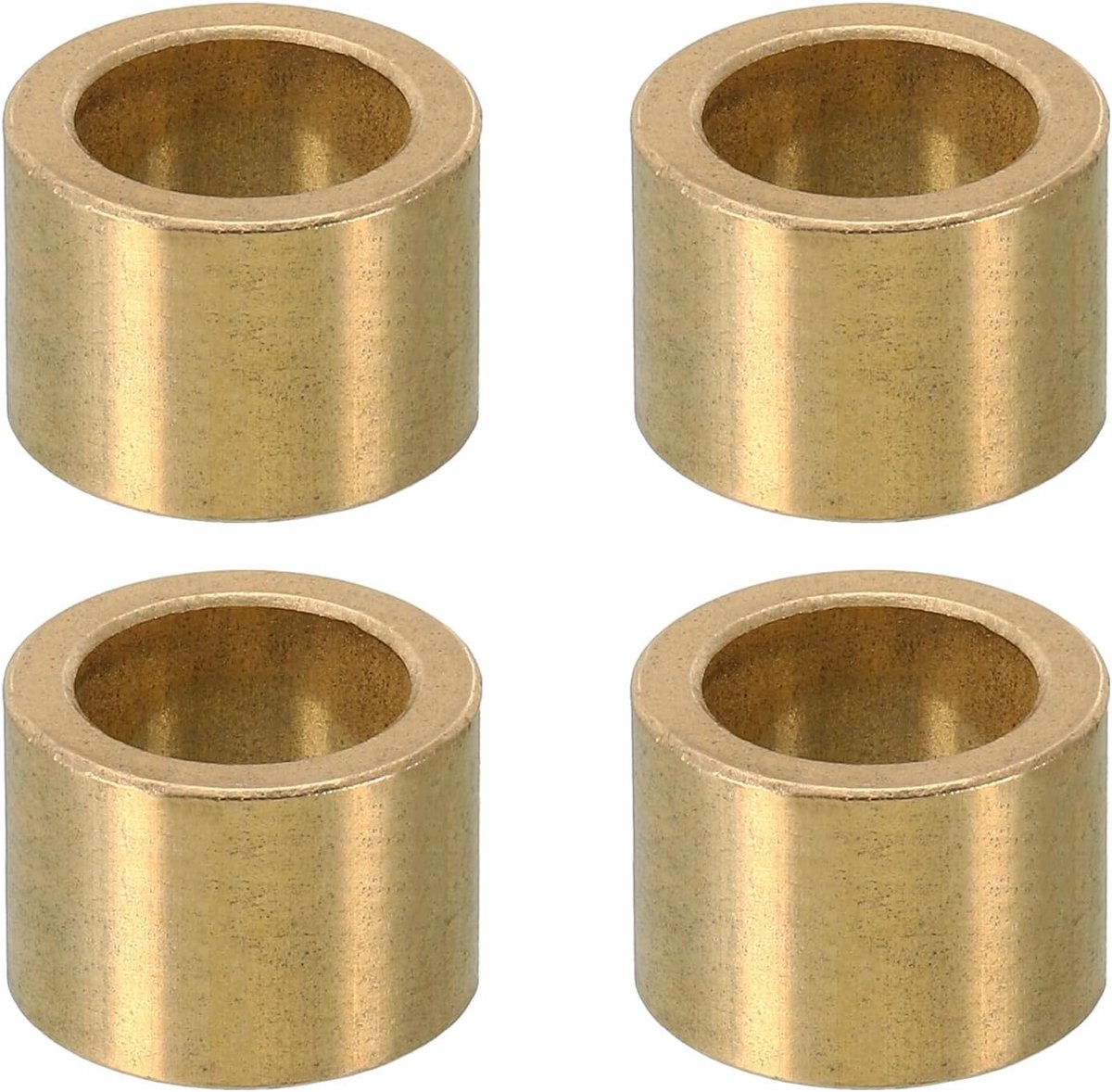 M14 messing afstandhouders, 4 stuks metalen afstandhouders messing 14 mm ID x 20 mm OD x 15 mm L messing afstandhouders schroef afstandhouder voor 5/9 inch of M14 schroef