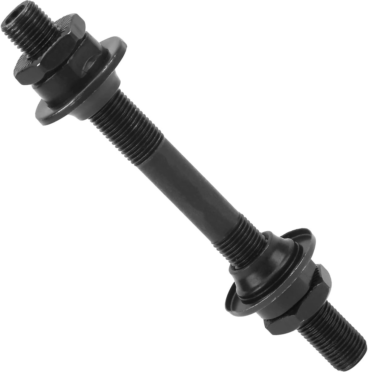 Set 108 mm en 145 mm, Stalen Holle Naafassen voor Voor- en Achterwiel, Geschikt voor Mountainbike en Trekkingfiets, Vervanging Fiets Naaf Assen