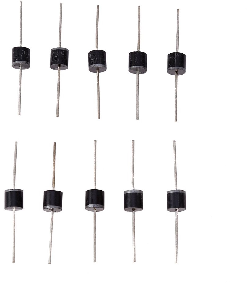 10A10 Diode Diode 12 50Pcs 10A10 1000V 10A Hoogspanning Gelijkrichter Diode Rectificeren Diodes