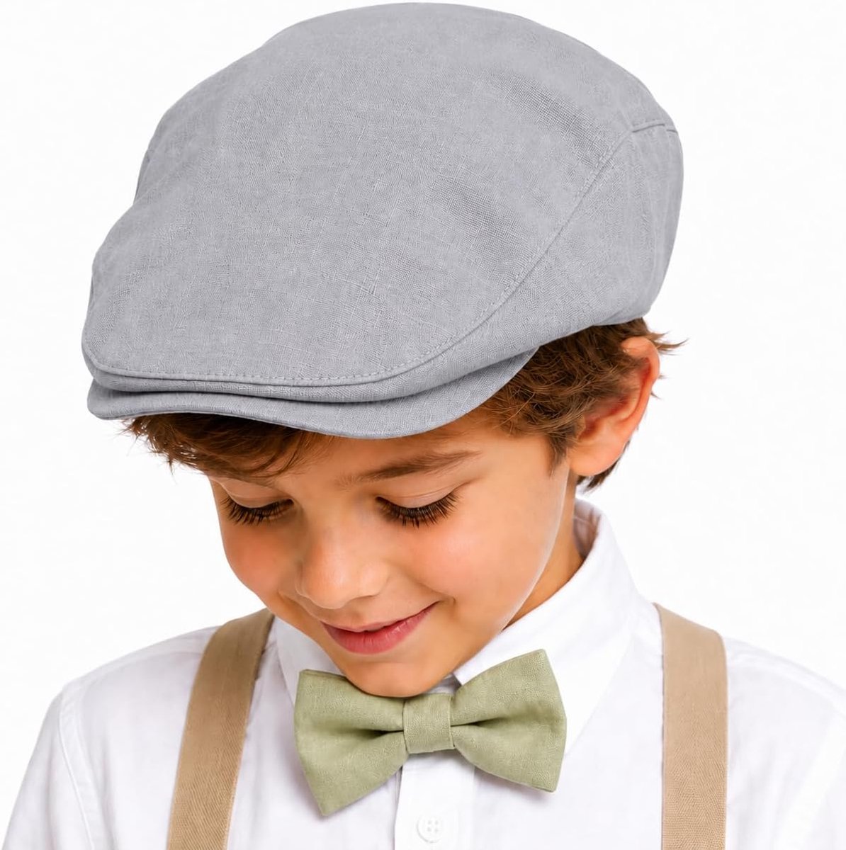 Jongens Newsboy Baker Petten: Kinderen Zacht Katoen Linnen Golf Outfit Cap