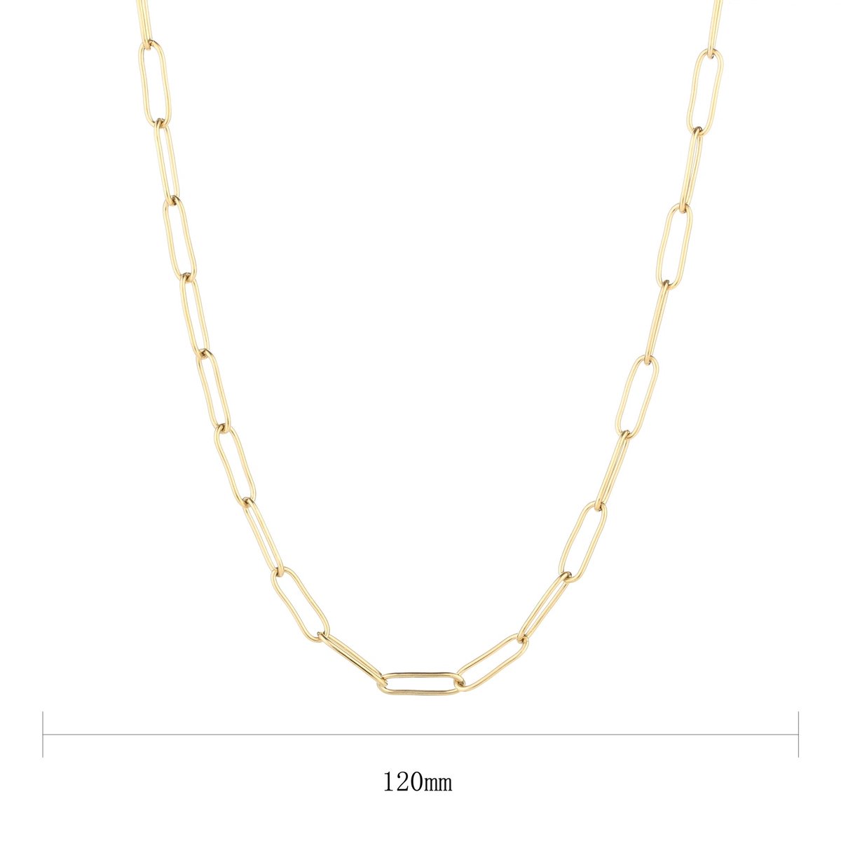 Michelle Bijou Ketting Schakel goud