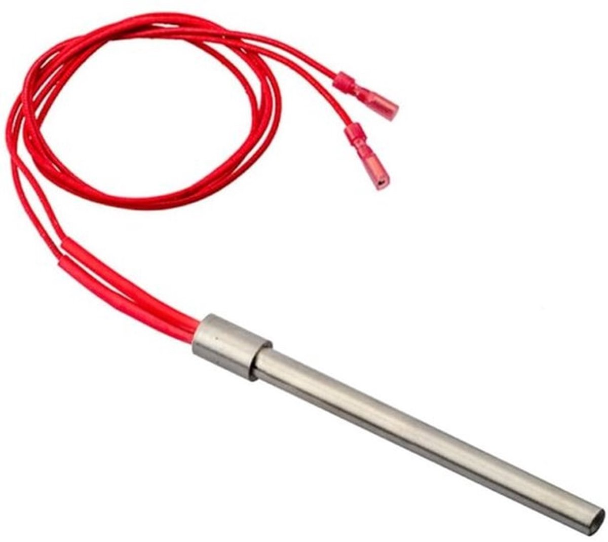 Pellet Ontsteker - Verwarmingsbuis - Snelle verwarming - Rood - Roestvrij staal - Geschikt voor Pelletkachel - 220V 300W